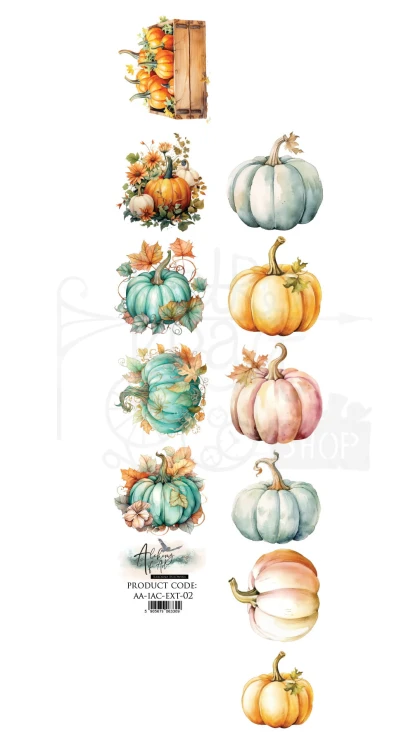 Pasek 5x30 In Autumn Colors - Kolorowe dynie AA-IAC-EXT-02 Alchemy of Art