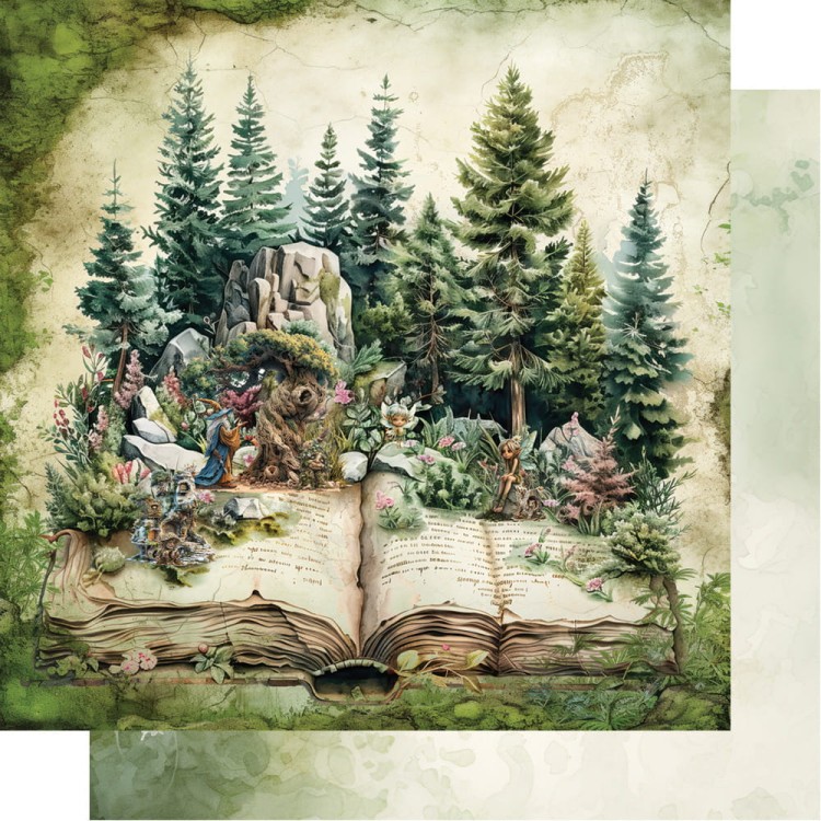 Zestaw papierów 30x30 Tales of Moss and Fern AA-TOMAF-07 Alchemy of Art