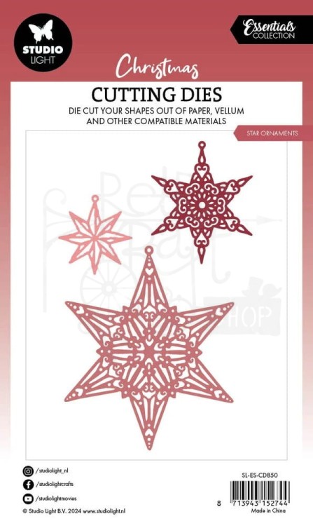Wykrojnik Star Ornaments Gwiazdki SL-ES-CD850 StudioLight
