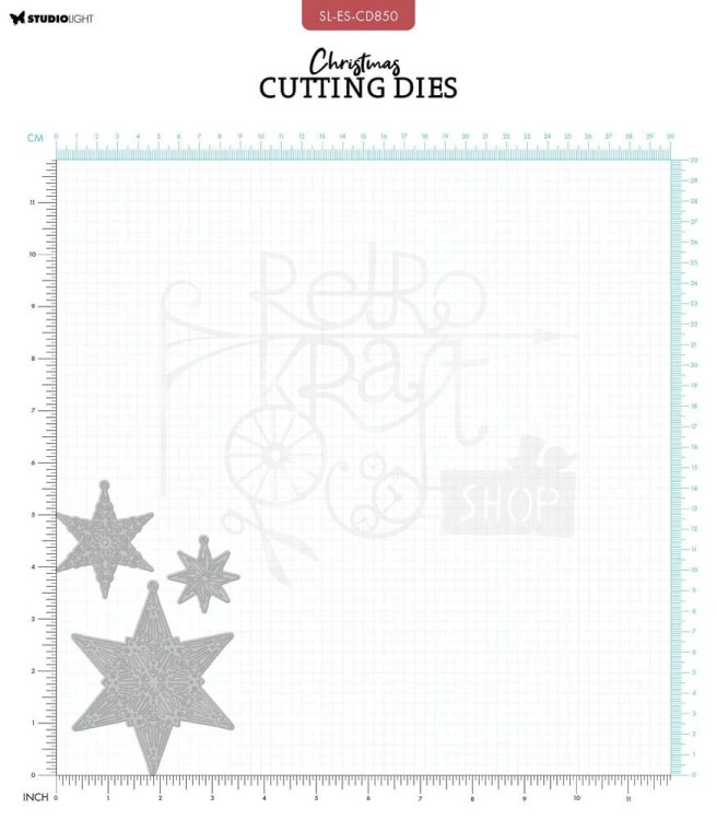 Wykrojnik Star Ornaments Gwiazdki SL-ES-CD850 StudioLight