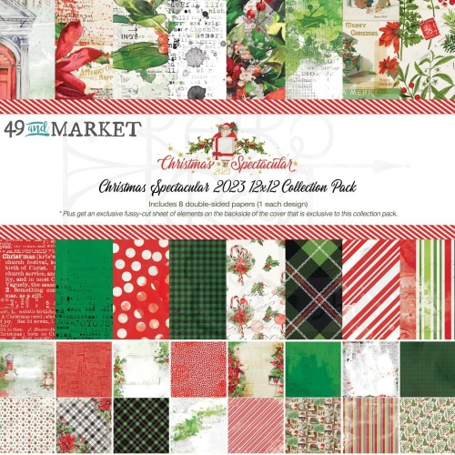 Zestaw papierów do scrapbookingu 30x30 Christmas Spectacular CS23-24234 49 and Market