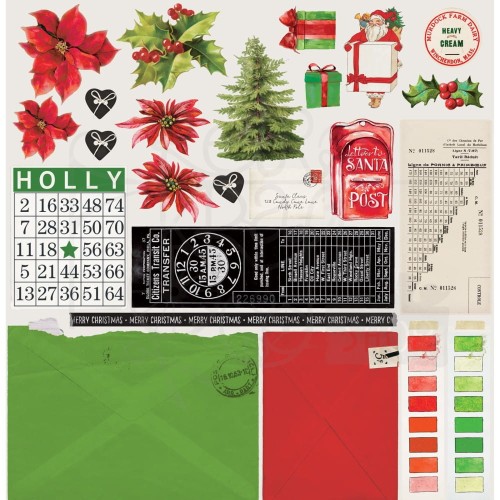 Zestaw papierów do scrapbookingu 30x30 Christmas Spectacular CS23-24234 49 and Market