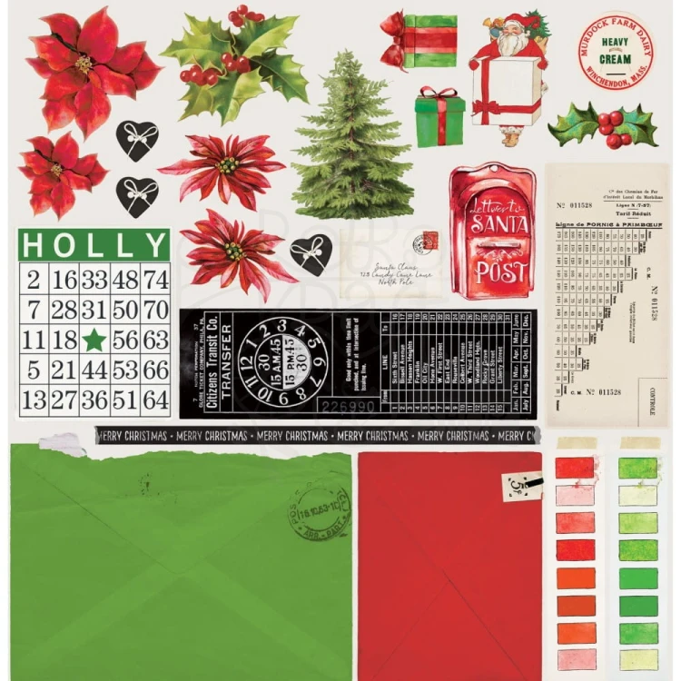 Zestaw papierów do scrapbookingu 30x30 Christmas Spectacular CS23-24234 49 and Market