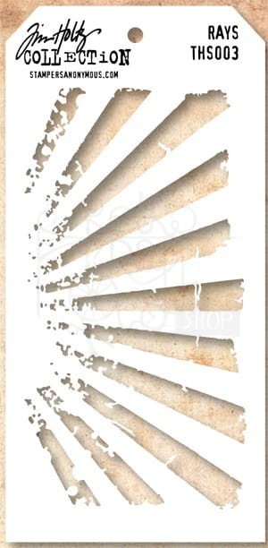 Szablon maska Rays Layered promienie Tim Holtz
