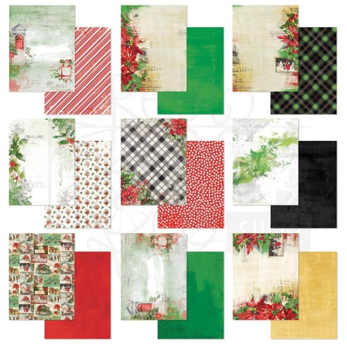 Zestaw papierów do scrapbookingu 15x20 Christmas Spectacular 28 arkuszy CS23-24227 49 and Market
