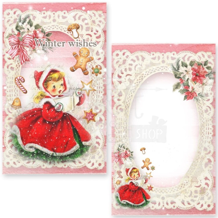 Ozdoby papierowe Journaling Cards Dear Santa 20szt MP-61289 Memory Place