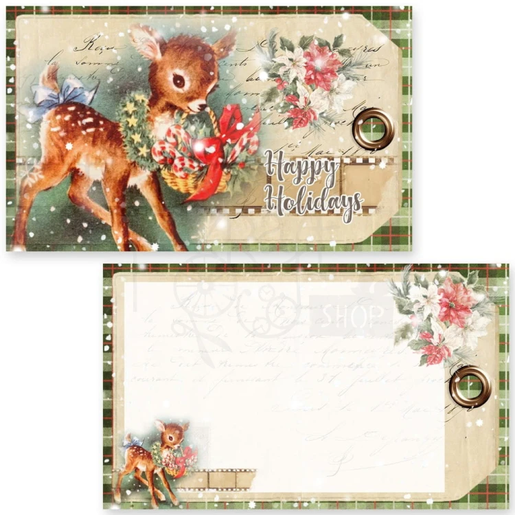 Ozdoby papierowe Journaling Cards Dear Santa 20szt MP-61289 Memory Place