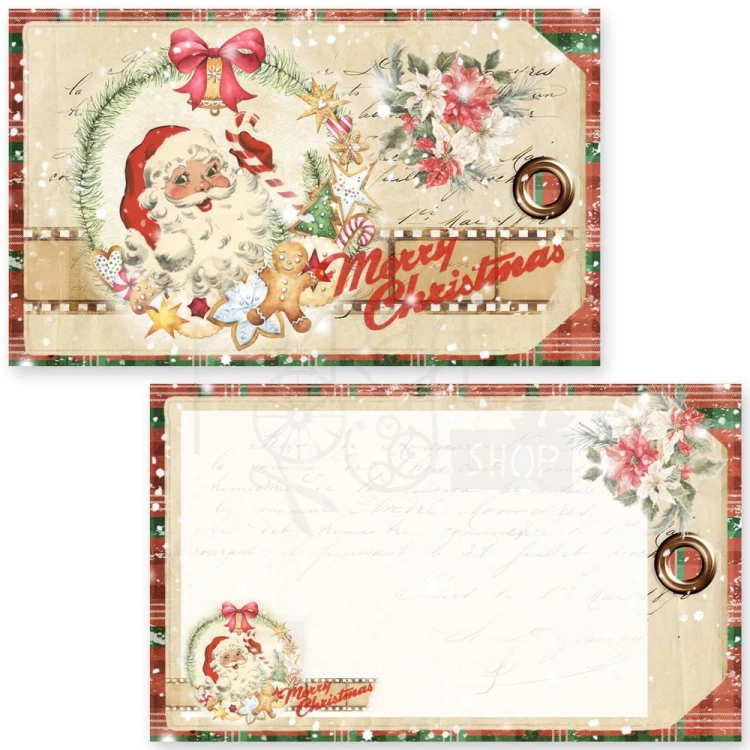 Ozdoby papierowe Journaling Cards Dear Santa 20szt MP-61289 Memory Place