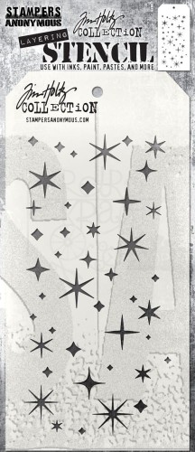 Szablon maska 12x22cm Twinkle THS173 Tim Holtz Stampers Anonymous