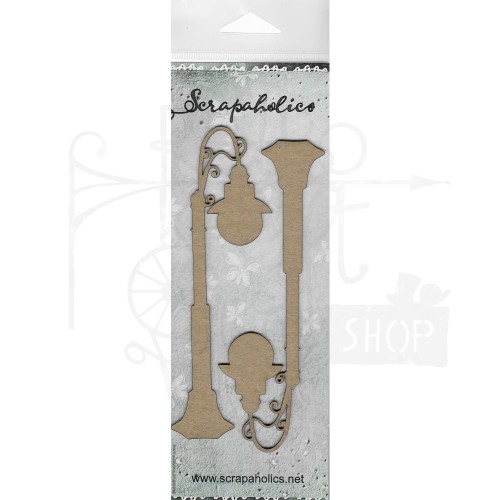 Dekory MDF Latarnie Scrapaholics