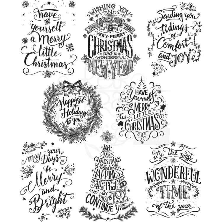Stempel gumowy kauczukowy Mini Doodle Greetings CMS-287 Tim Holtz Stampers Anonymous