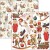 Zestaw papierów do scrapbookingu 15x15 The Nutcracker 24 szt CBQE080 Ciao Bella