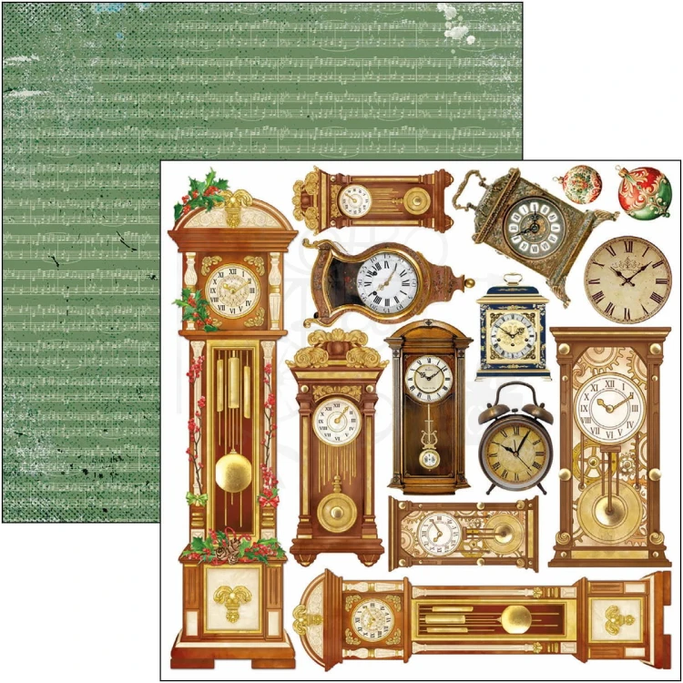 Zestaw papierów do scrapbookingu 15x15 The Nutcracker 24 szt CBQE080 Ciao Bella
