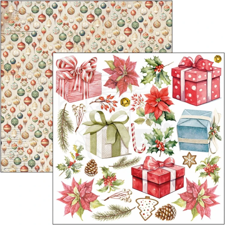 Zestaw papierów do scrapbookingu 15x15 The Nutcracker 24 szt CBQE080 Ciao Bella