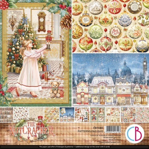 Zestaw papierów do scrapbookingu 30x30 The Nutcracker 8 szt CBT080 Ciao Bella