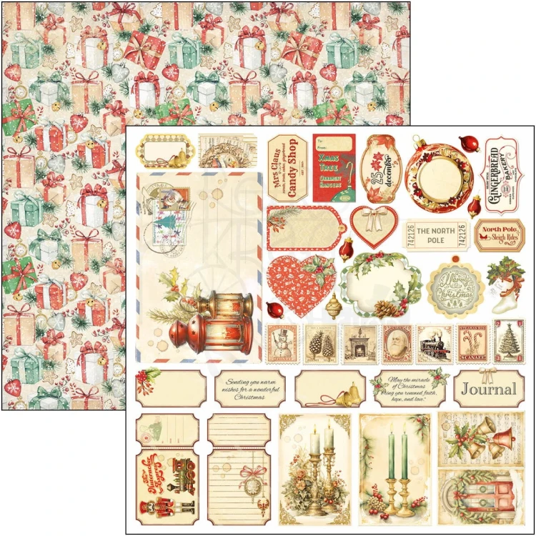 Zestaw papierów do scrapbookingu 30x30 The Nutcracker 8 szt CBT080 Ciao Bella