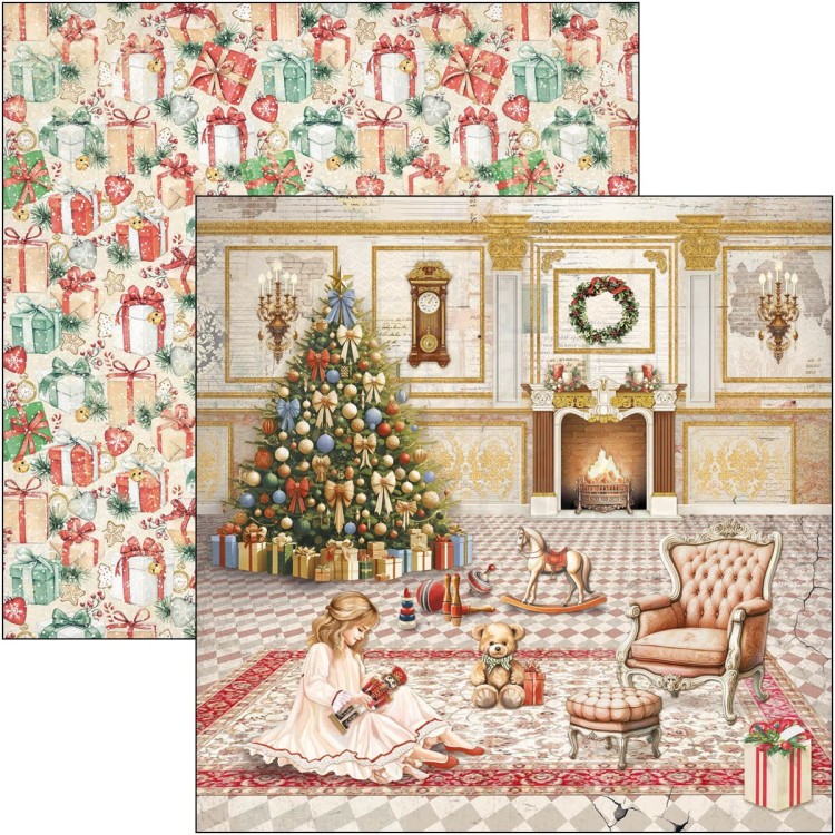 Zestaw papierów do scrapbookingu 20x20 The Nutcracker 12 szt CBH080 Ciao Bella