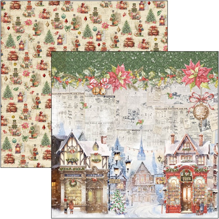 Zestaw papierów do scrapbookingu 20x20 The Nutcracker 12 szt CBH080 Ciao Bella