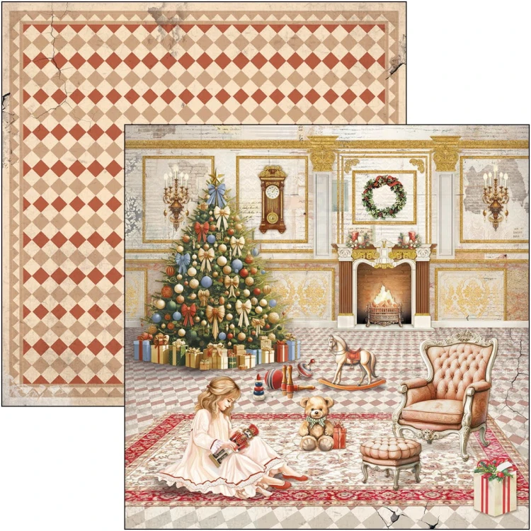 Zestaw papierów do scrapbookingu 30x30 The Nutcracker 12 szt CBPM080 Ciao Bella
