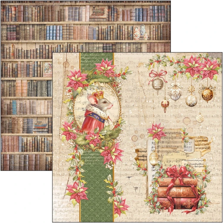 Zestaw papierów do scrapbookingu 30x30 The Nutcracker 12 szt CBPM080 Ciao Bella