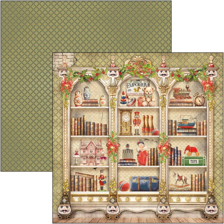 Zestaw papierów do scrapbookingu 30x30 The Nutcracker 12 szt CBPM080 Ciao Bella