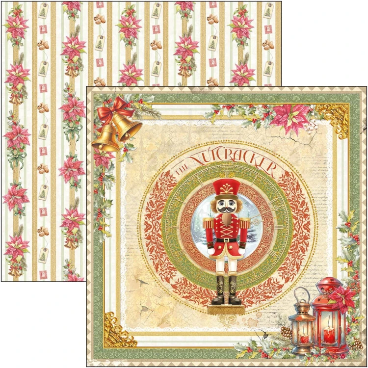Zestaw papierów do scrapbookingu 30x30 The Nutcracker 12 szt CBPM080 Ciao Bella