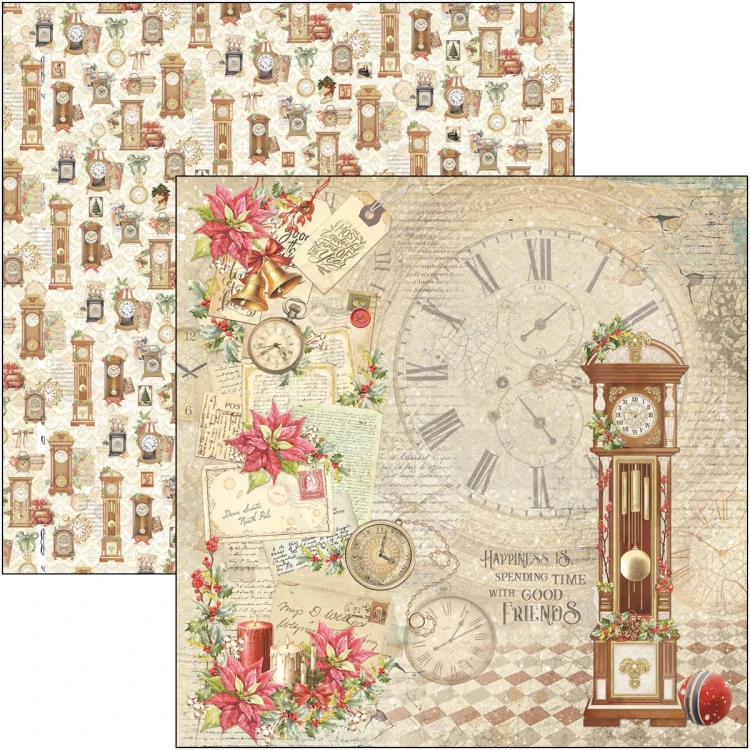 Zestaw papierów do scrapbookingu 30x30 The Nutcracker 12 szt CBPM080 Ciao Bella