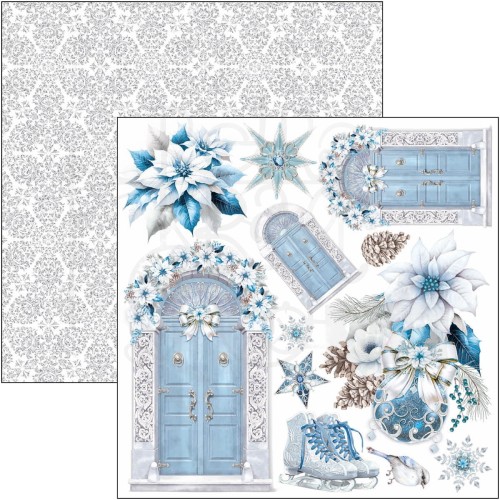 Zestaw papierów do scrapbookingu 15x15 Elegance of Blue 24 szt CBQE079 Ciao Bella