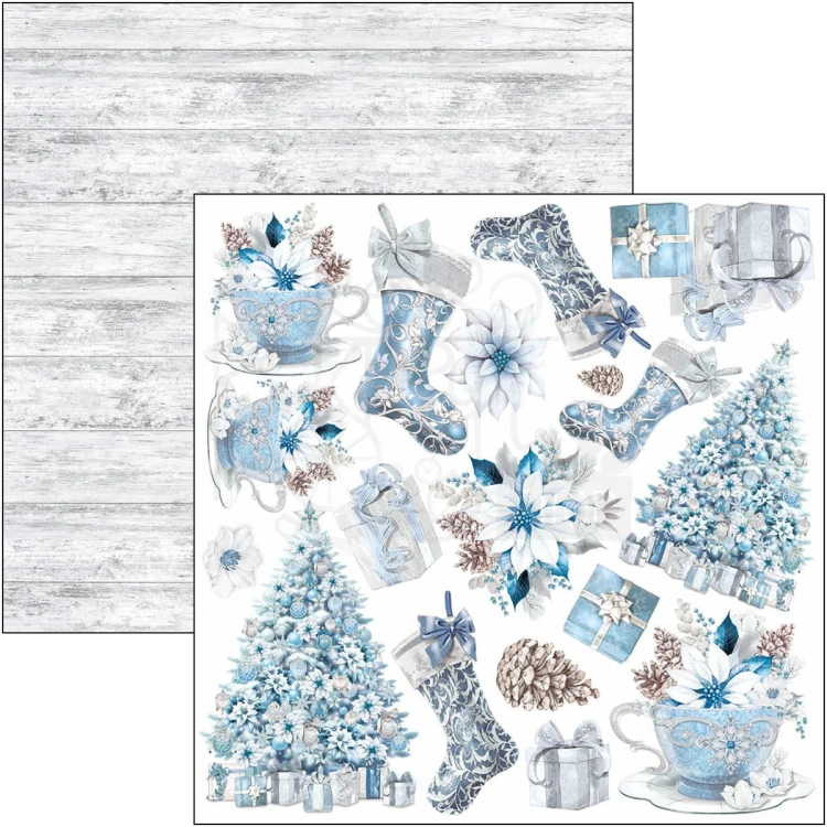 Zestaw papierów do scrapbookingu 15x15 Elegance of Blue 24 szt CBQE079 Ciao Bella