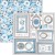 Zestaw papierów do scrapbookingu 15x15 Elegance of Blue 24 szt CBQE079 Ciao Bella