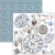 Zestaw papierów do scrapbookingu 15x15 Elegance of Blue 24 szt CBQE079 Ciao Bella