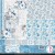 Zestaw papierów do scrapbookingu 30x30 Elegance of Blue 8 szt CBT079 Ciao Bella