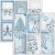 Zestaw papierów do scrapbookingu 30x30 Elegance of Blue 8 szt CBT079 Ciao Bella