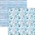 Zestaw papierów do scrapbookingu 30x30 Elegance of Blue 8 szt CBT079 Ciao Bella
