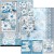 Zestaw papierów do scrapbookingu A4 Elegance of Blue 9 szt CBCL079 Ciao Bella