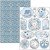 Zestaw papierów do scrapbookingu A4 Elegance of Blue 9 szt CBCL079 Ciao Bella