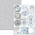 Zestaw papierów do scrapbookingu A4 Elegance of Blue 9 szt CBCL079 Ciao Bella