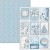 Zestaw papierów do scrapbookingu A4 Elegance of Blue 9 szt CBCL079 Ciao Bella
