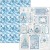 Zestaw papierów do scrapbookingu A4 Elegance of Blue 9 szt CBCL079 Ciao Bella