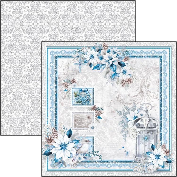 Zestaw papierów do scrapbookingu 20x20 Elegance of Blue 12 szt CBH079 Ciao Bella