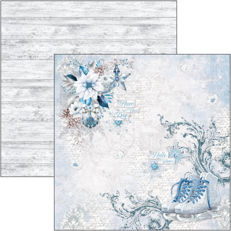Zestaw papierów do scrapbookingu 20x20 Elegance of Blue 12 szt CBH079 Ciao Bella