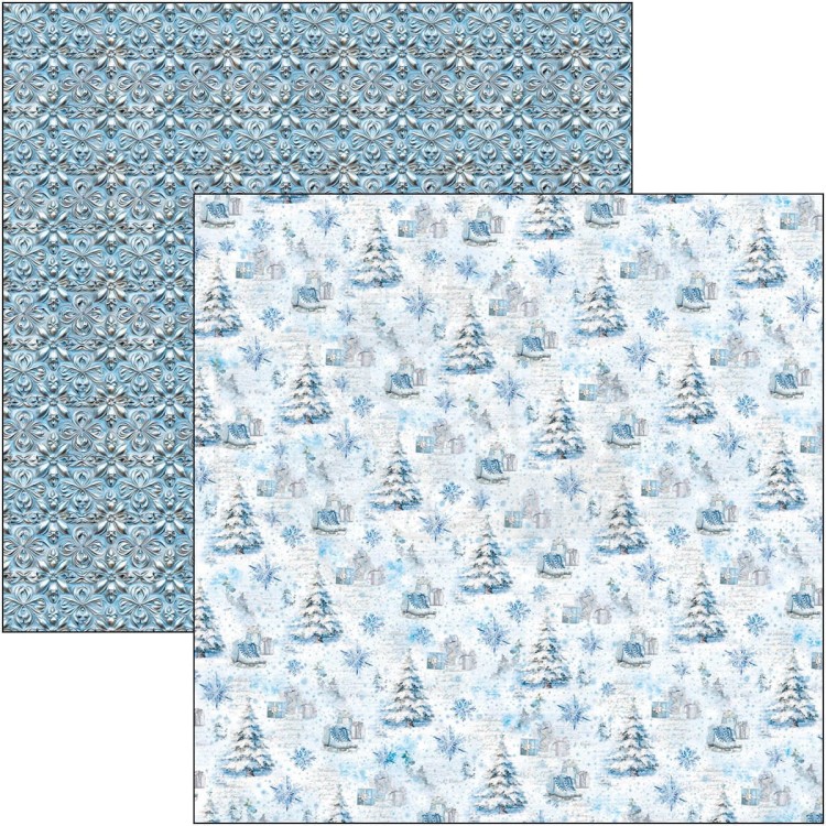 Zestaw papierów do scrapbookingu 20x20 Elegance of Blue 12 szt CBH079 Ciao Bella