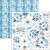 Zestaw papierów do scrapbookingu 20x20 Elegance of Blue 12 szt CBH079 Ciao Bella