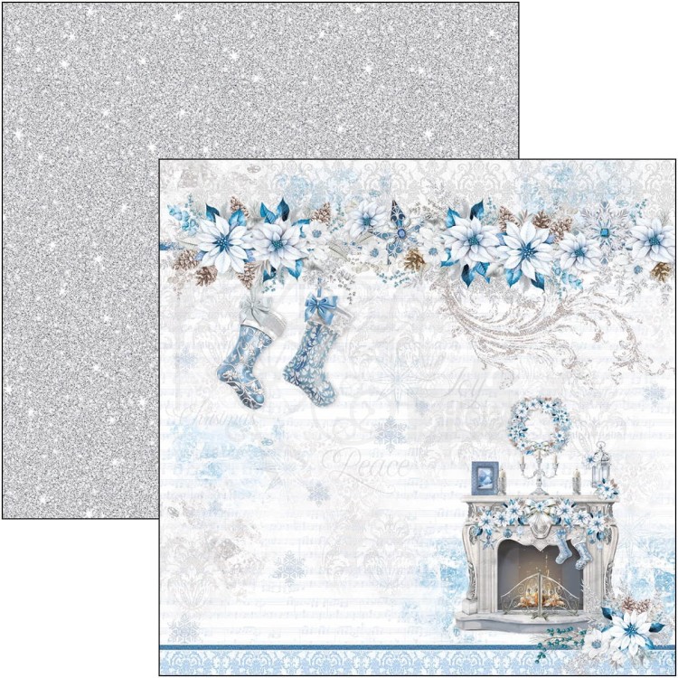 Zestaw papierów do scrapbookingu 20x20 Elegance of Blue 12 szt CBH079 Ciao Bella