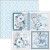 Zestaw papierów do scrapbookingu 20x20 Elegance of Blue 12 szt CBH079 Ciao Bella