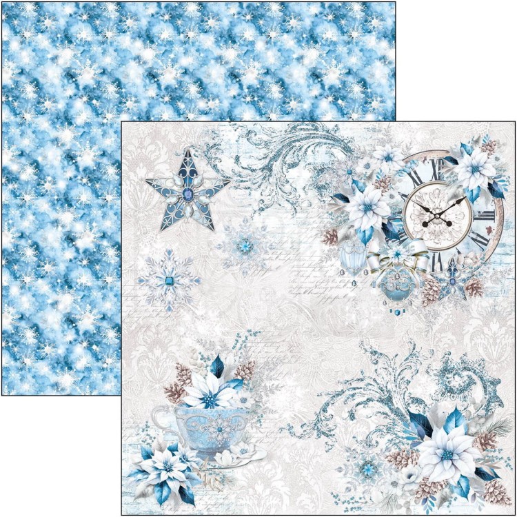 Zestaw papierów do scrapbookingu 20x20 Elegance of Blue 12 szt CBH079 Ciao Bella