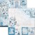 Zestaw papierów do scrapbookingu 30x30 Elegance of Blue 12 szt CBPM079 Ciao Bella
