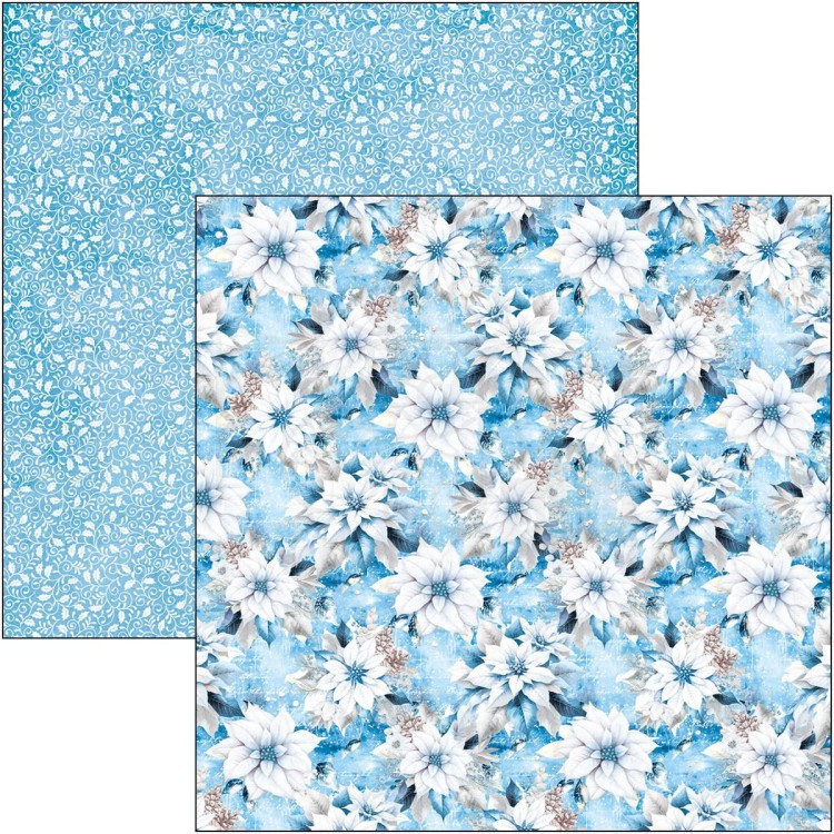 Zestaw papierów do scrapbookingu 30x30 Elegance of Blue 12 szt CBPM079 Ciao Bella