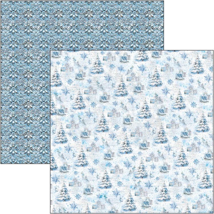 Zestaw papierów do scrapbookingu 30x30 Elegance of Blue 12 szt CBPM079 Ciao Bella