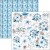 Zestaw papierów do scrapbookingu 30x30 Elegance of Blue 12 szt CBPM079 Ciao Bella